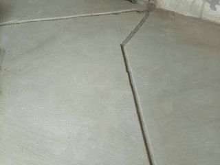 水、电管开槽施工