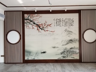 地砖铺贴及地面找平施作