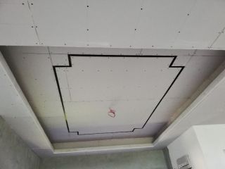 石膏板吊顶施作
