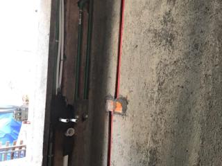 水、电管开槽施工