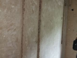 水、电管开槽施作
