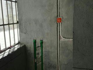 水、电管开槽施作