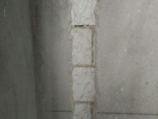水、电管开槽施作