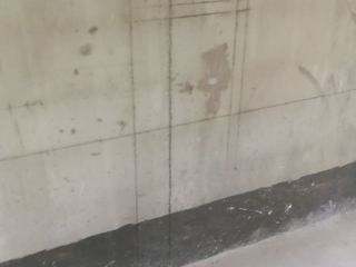 水、电管开槽施作