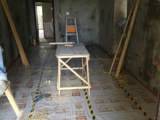 石膏板吊顶施作