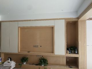 现场木制品造型施作