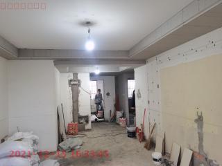 木工吊顶面板安装