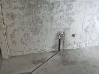 水电线管开槽施工