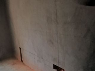 水、电管开槽施作