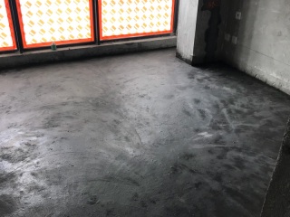 地砖铺贴及地面找平施作