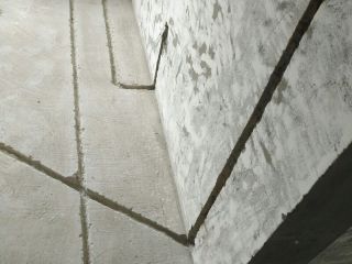 水、电管开槽施工