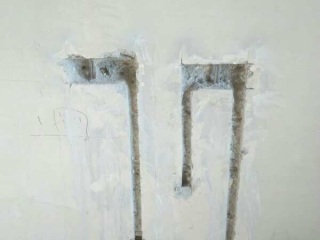水、电管开槽施作