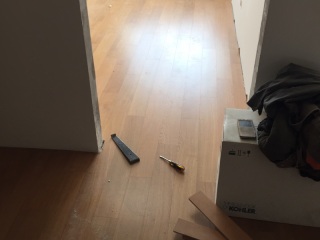 实木复合地板铺设