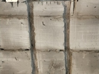 水、电管开槽施作