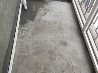 地砖铺贴及地面找平施作
