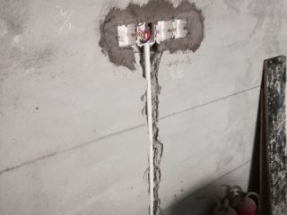 强、弱电布管，穿线施作