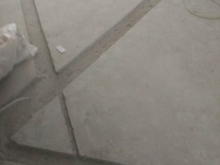 水、电管开槽施作
