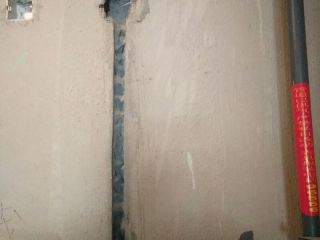 水、电管开槽施工