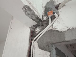 水电线管开槽施工