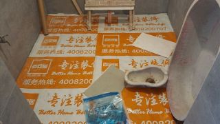 地砖铺贴及地面找平施作