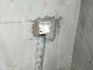 水电线管开槽施工