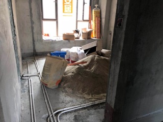 水电线管开槽施工