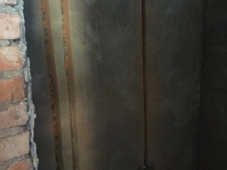 水、电管开槽施工