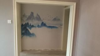 成品门及墙纸铺贴