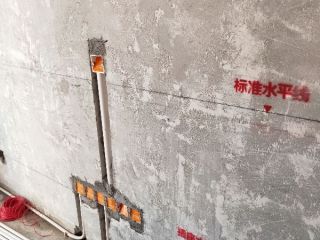 强、弱电布管，穿线施作