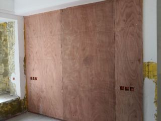现场木制品造型施作