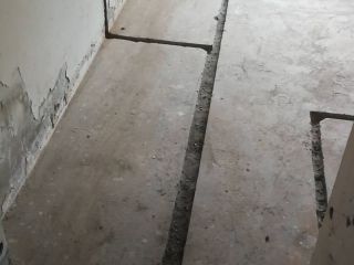 水电线管开槽施工