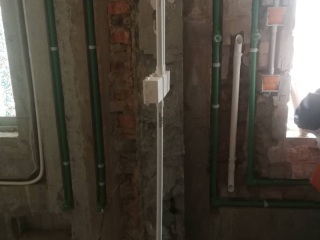水电线管开槽施工