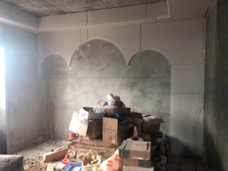 现场木制品造型施作