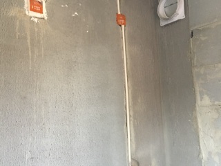 水、电管开槽施工
