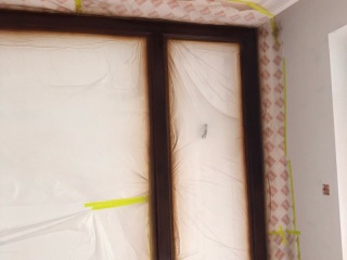 成品门及墙纸铺贴