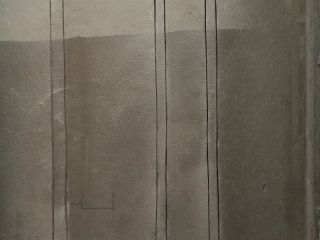 水、电管开槽施工