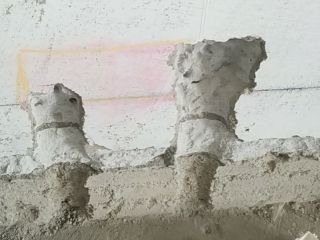 水电线管开槽施工