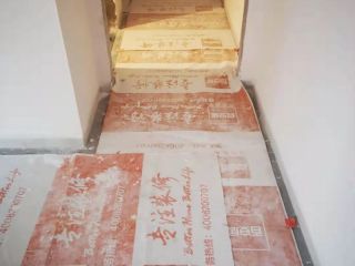 地砖铺贴及地面找平施作