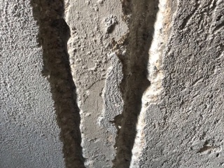 水、电管开槽施作