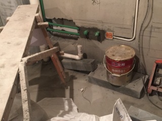 水电线管开槽施工