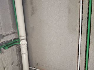 强、弱电布管，穿线施作