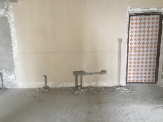 水电线管开槽施工
