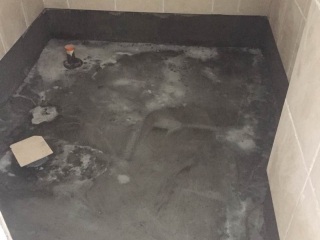 地砖铺贴及地面找平施作