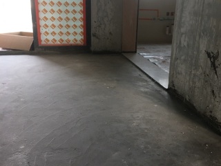 地砖铺贴及地面找平施作