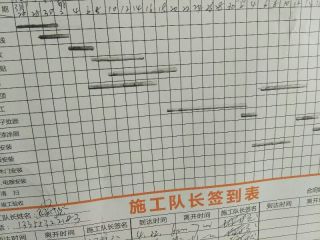 现场背景墙及隔墙施作