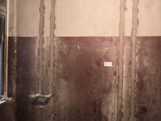 水电线管开槽施工