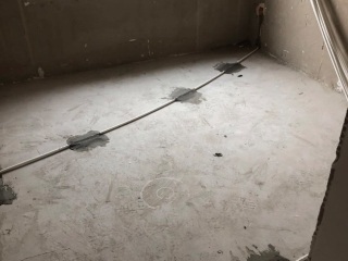 强、弱电布管，穿线施作