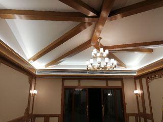 现场木制品造型施作