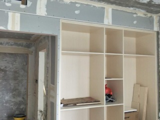 现场木制品造型施作