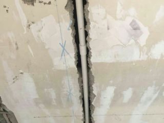 水电线管开槽施工